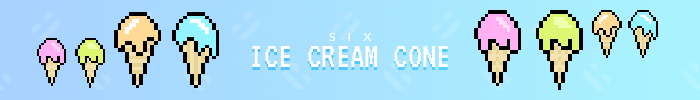 آموزش طراحی آیکون بستنی قیفی پیکسلی Pixel Art